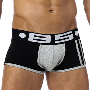 Men's 1 Pc Cotton Letter Pattern Quick-Dry Underwear Boxer Shorts