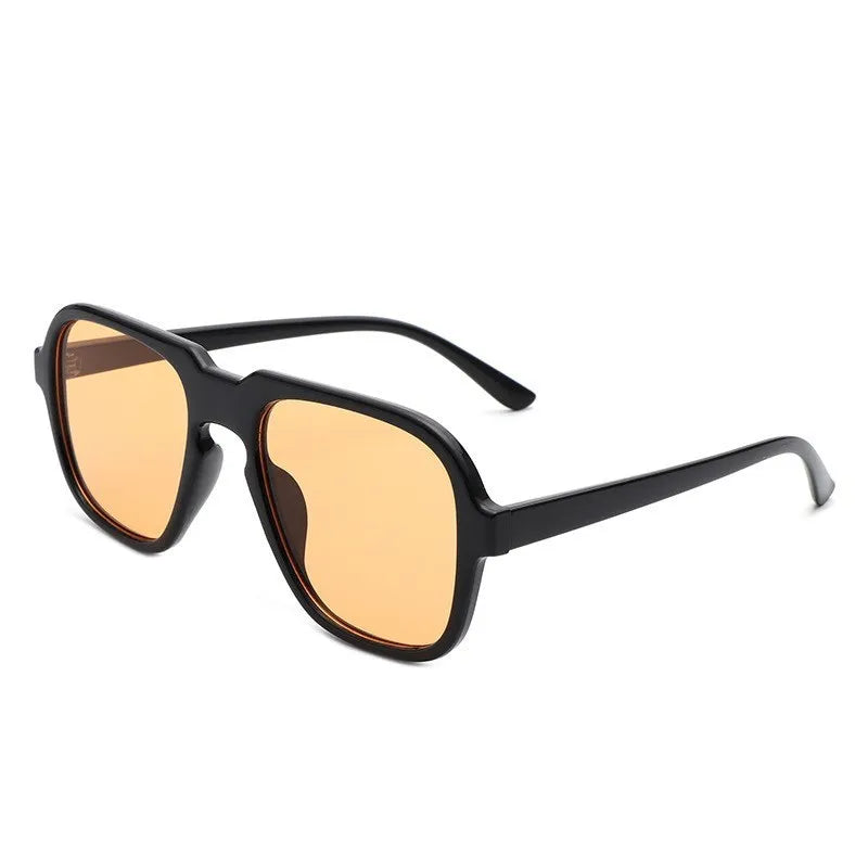 Women's Polycarbonate Frame Square Shaped Vintage Sunglasses