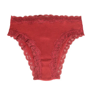 Women's 1 Pcs Silk High Elastic Waist Closure Breathable Panties