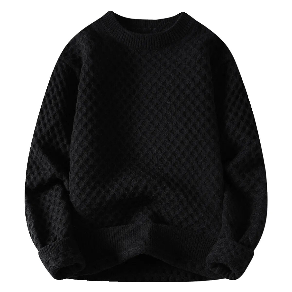 Men's Acrylic O-Neck Full Sleeves Pullovers Knitted Winter Sweater