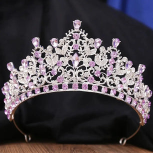 Women's Zinc Alloy Plant Pattern Tiaras Bridal Classic Crown