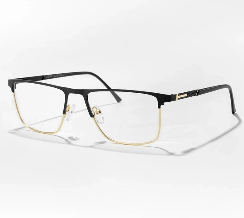 Men's Alloy Frame Full-Rim Square Shaped Trendy Optical Glasses