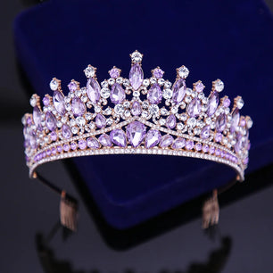 Women's Zinc Alloy Plant Pattern Tiaras Bridal Classic Crown