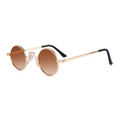 Kid's Alloy Frame Polycarbonate Lens Round Shape Party Sunglasses