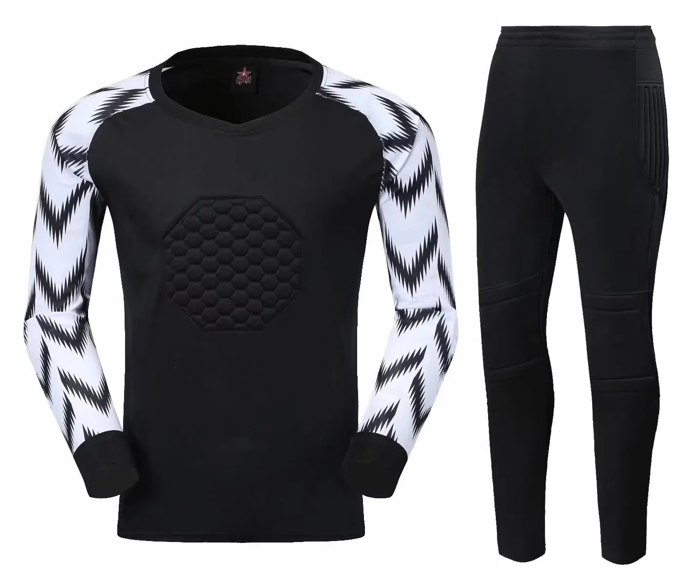 Men's Polyester O-Neck Full Sleeve Printed Breathable Sports Set