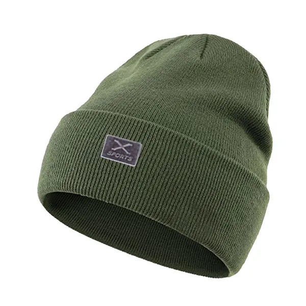 Men's Acrylic Skullies Beanies Letter Pattern Casual Warm Cap