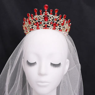 Women's Zinc Alloy Plant Pattern Tiaras Bridal Classic Crown