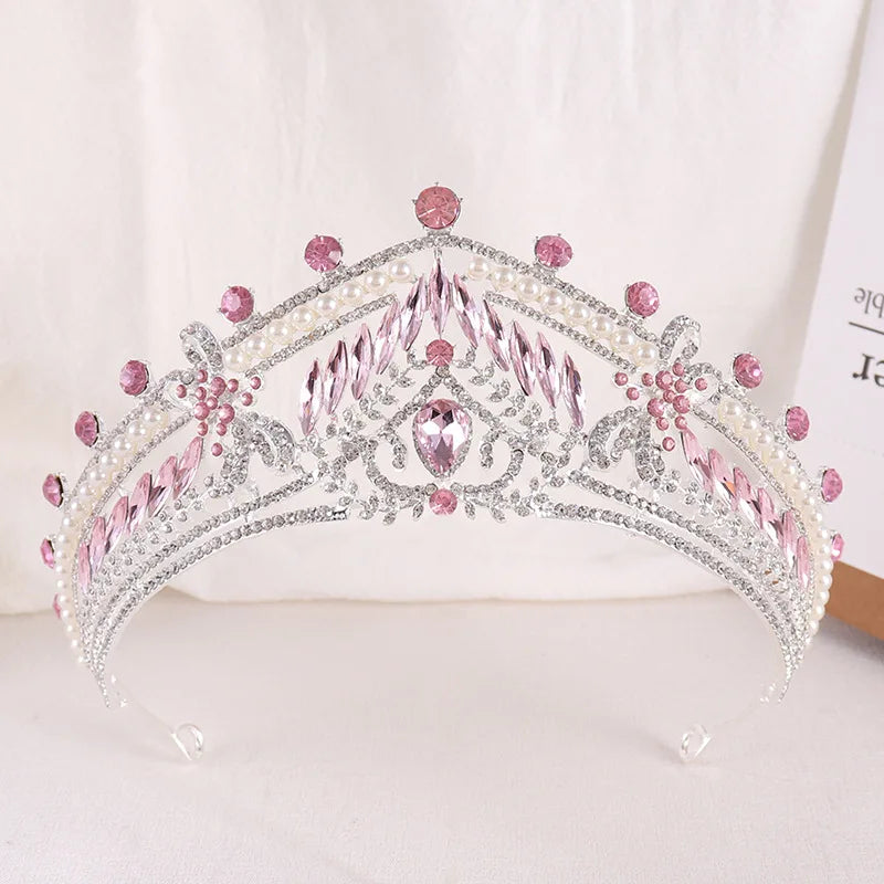 Women's Zinc Alloy Plant Pattern Tiaras Bridal Classic Crown