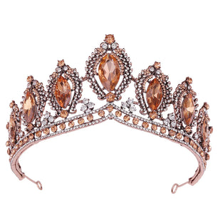 Women's Zinc Alloy Plant Pattern Tiaras Bridal Classic Crown