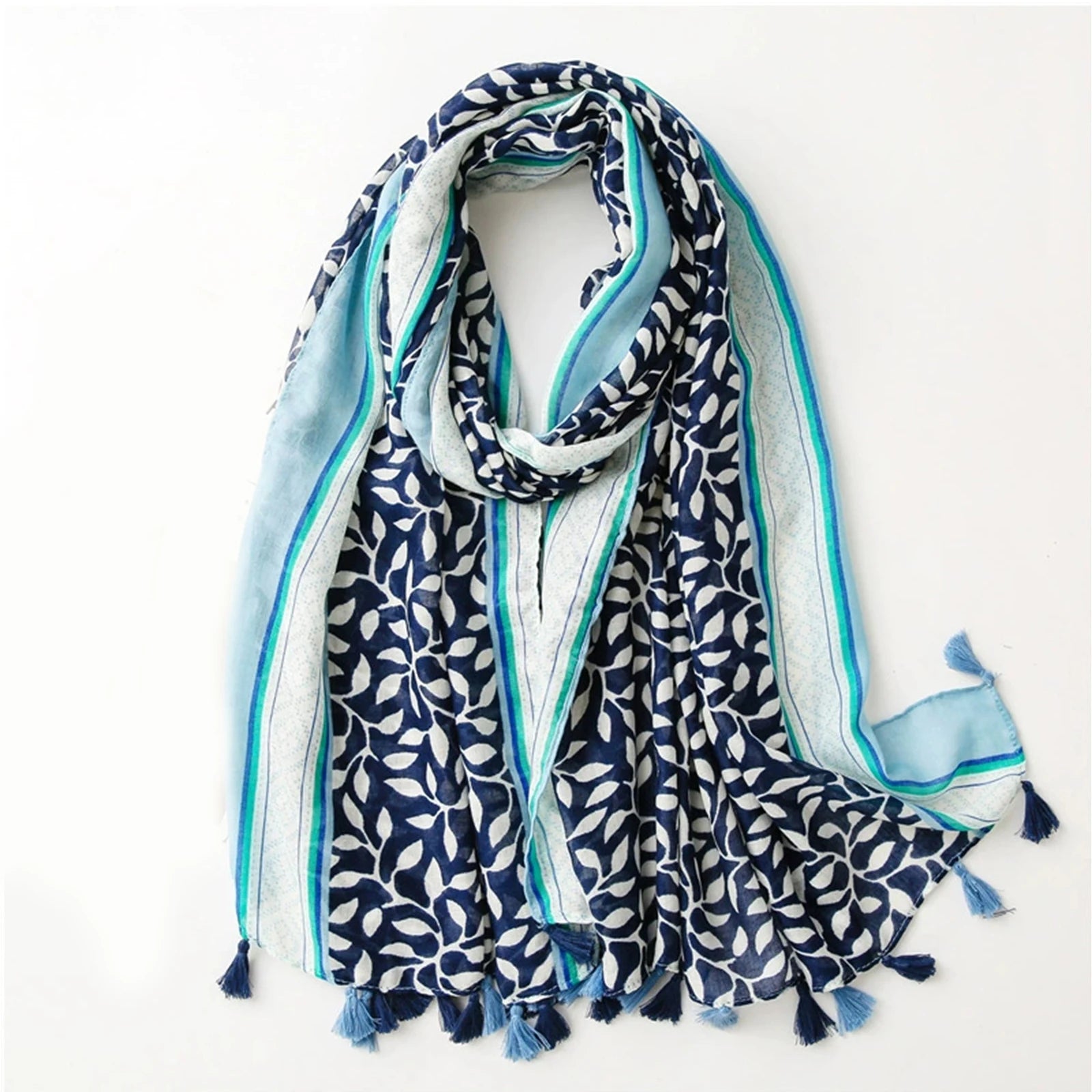 Women's Silk Head Wrap Printed Pattern Trendy Beach Scarves