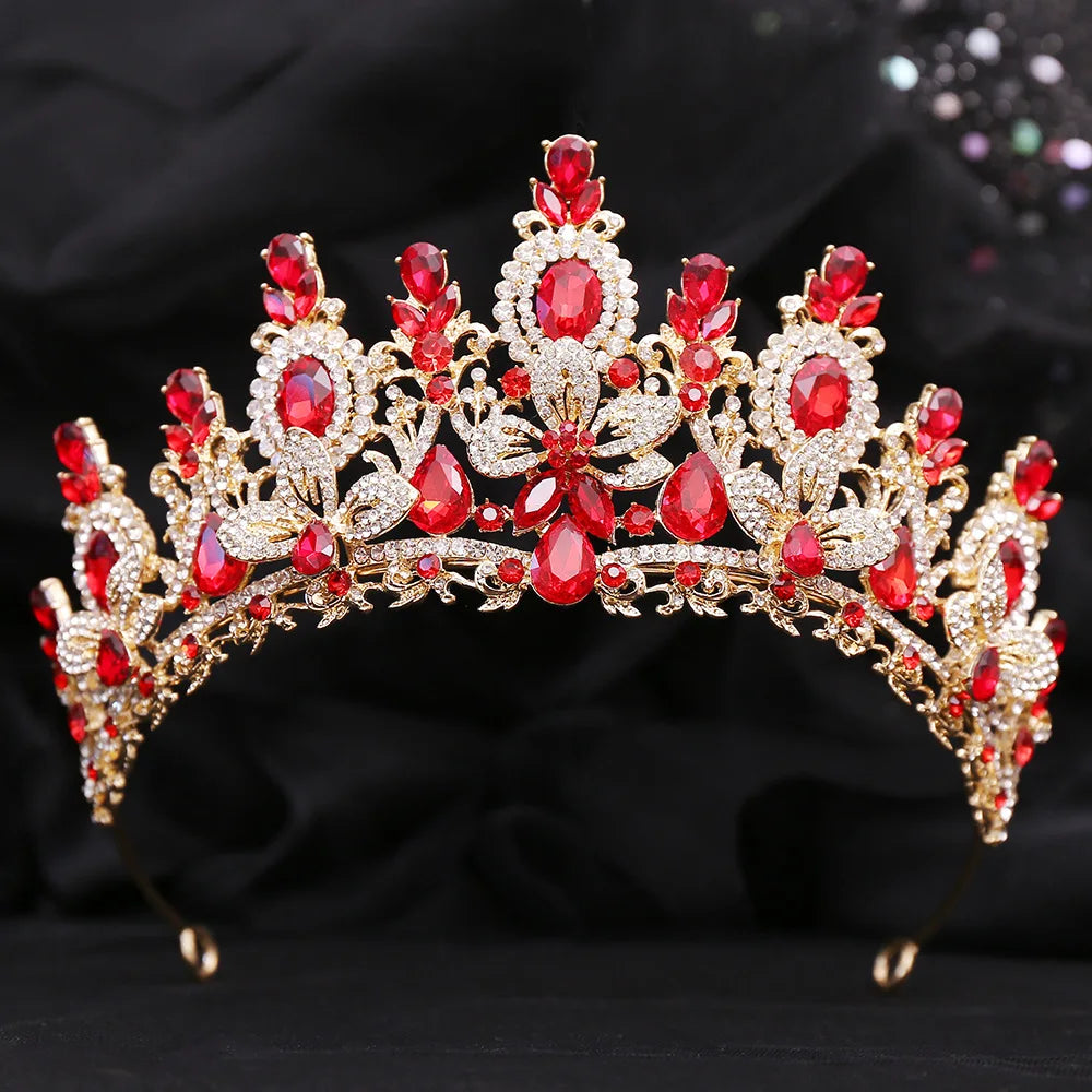 Women's Zinc Alloy Water Drop Pattern Tiaras Bridal Classic Crown