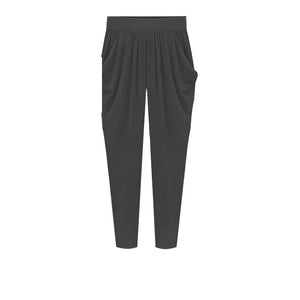 Women's Polyester High Elastic Waist Closure Casual Straight Pants