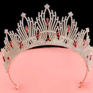 Women's Zinc Alloy Geometric Pattern Tiaras Bridal Wedding Crown