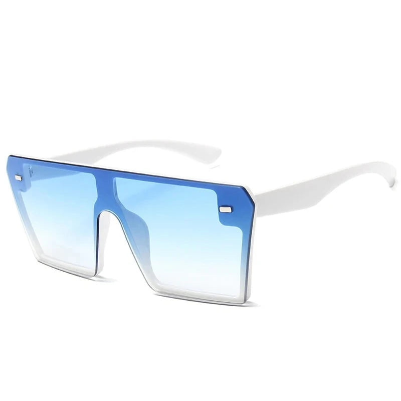 Women's Plastic Frame Acrylic Lens Square Shaped UV400 Sunglasses