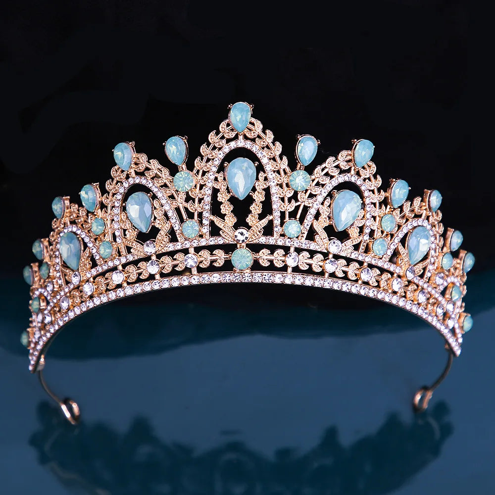 Women's Zinc Alloy Plant Pattern Tiaras Bridal Classic Crown