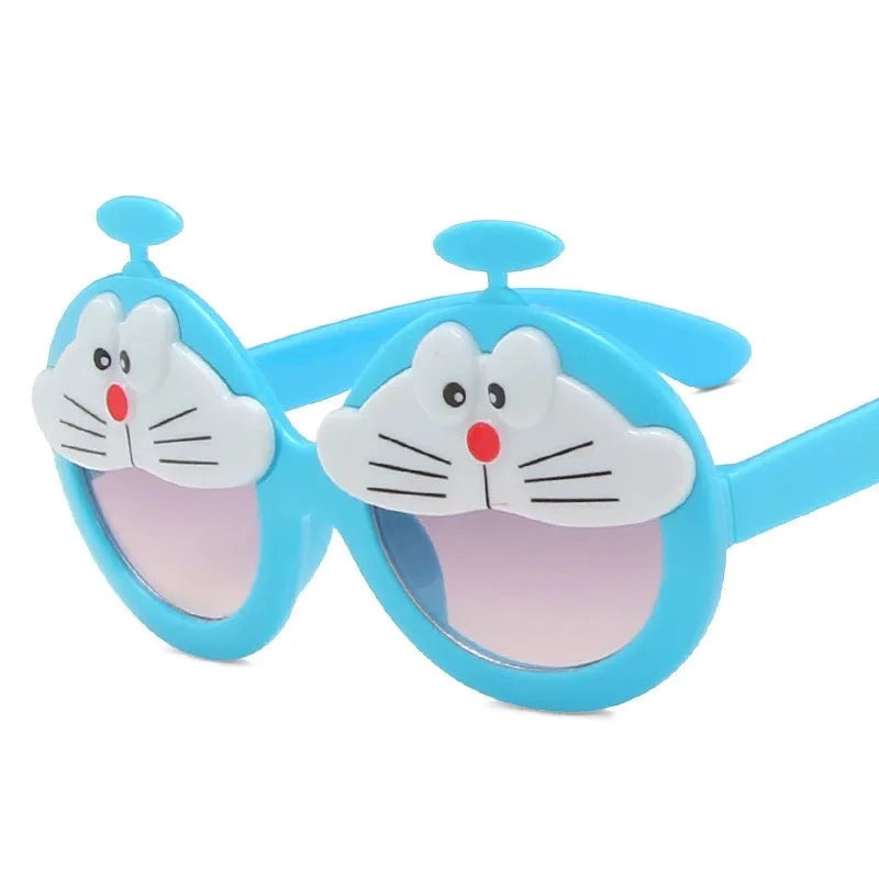 Kid's Resin Frame Acrylic Lens Cartoon Shaped UV400 Sunglasses