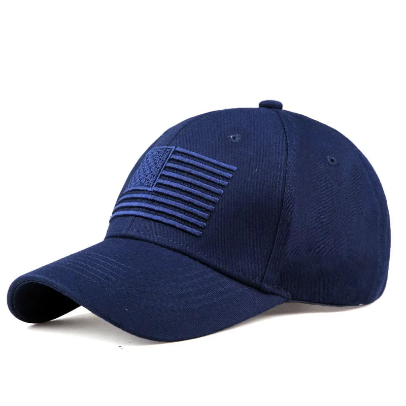 Men's Cotton Adjustable Strap Solid Pattern Casual Baseball Caps