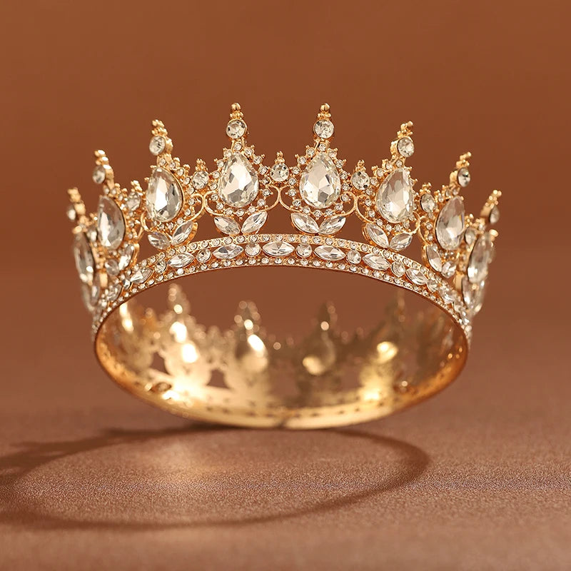 Women's Zinc Alloy Plant Pattern Tiaras Bridal Classic Crown