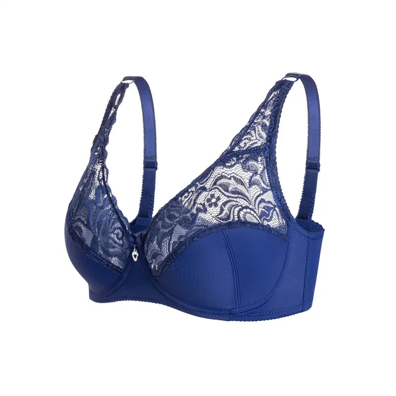 Women's Polyester Non-Convertible Straps Back Closure Push Up Bra