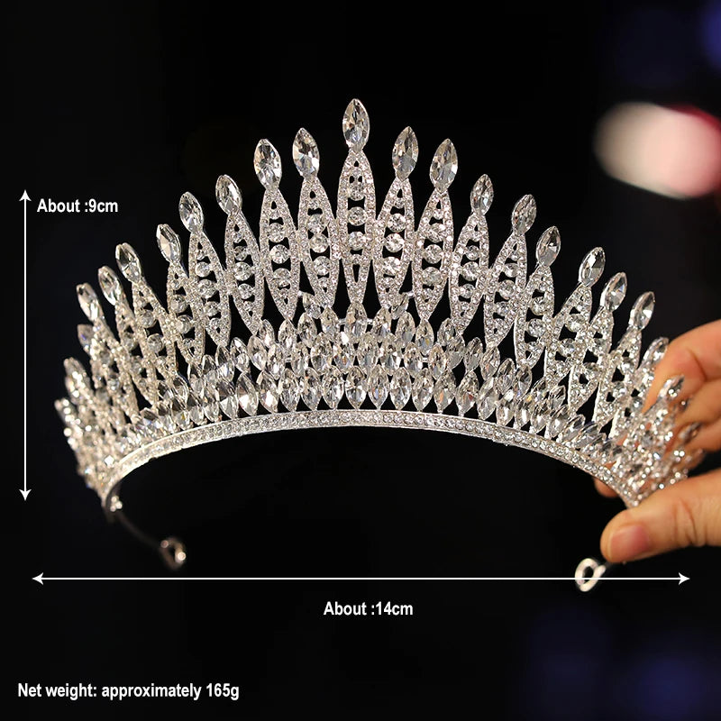 Women's Zinc Alloy Plant Pattern Tiaras Bridal Classic Crown