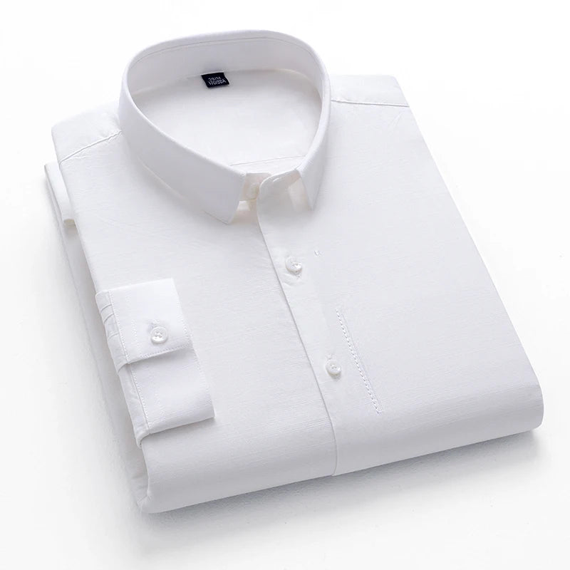 Men's Cotton Full Sleeves Single Breasted Plain Casual Shirt