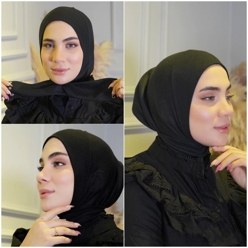 Women's Arabian Microfiber Quick-Dry Head Wrap Casual Wear Hijabs