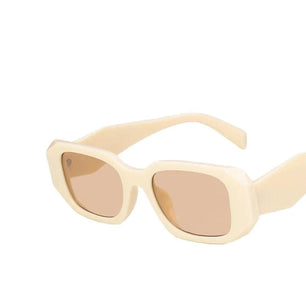 Women's Resin Frame Acrylic Lens Square Shaped UV400 Sunglasses