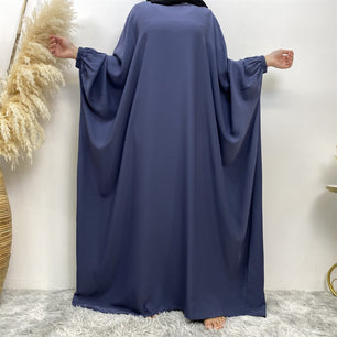 Women's Arabian Polyester Full Sleeve Solid Pattern Casual Abaya