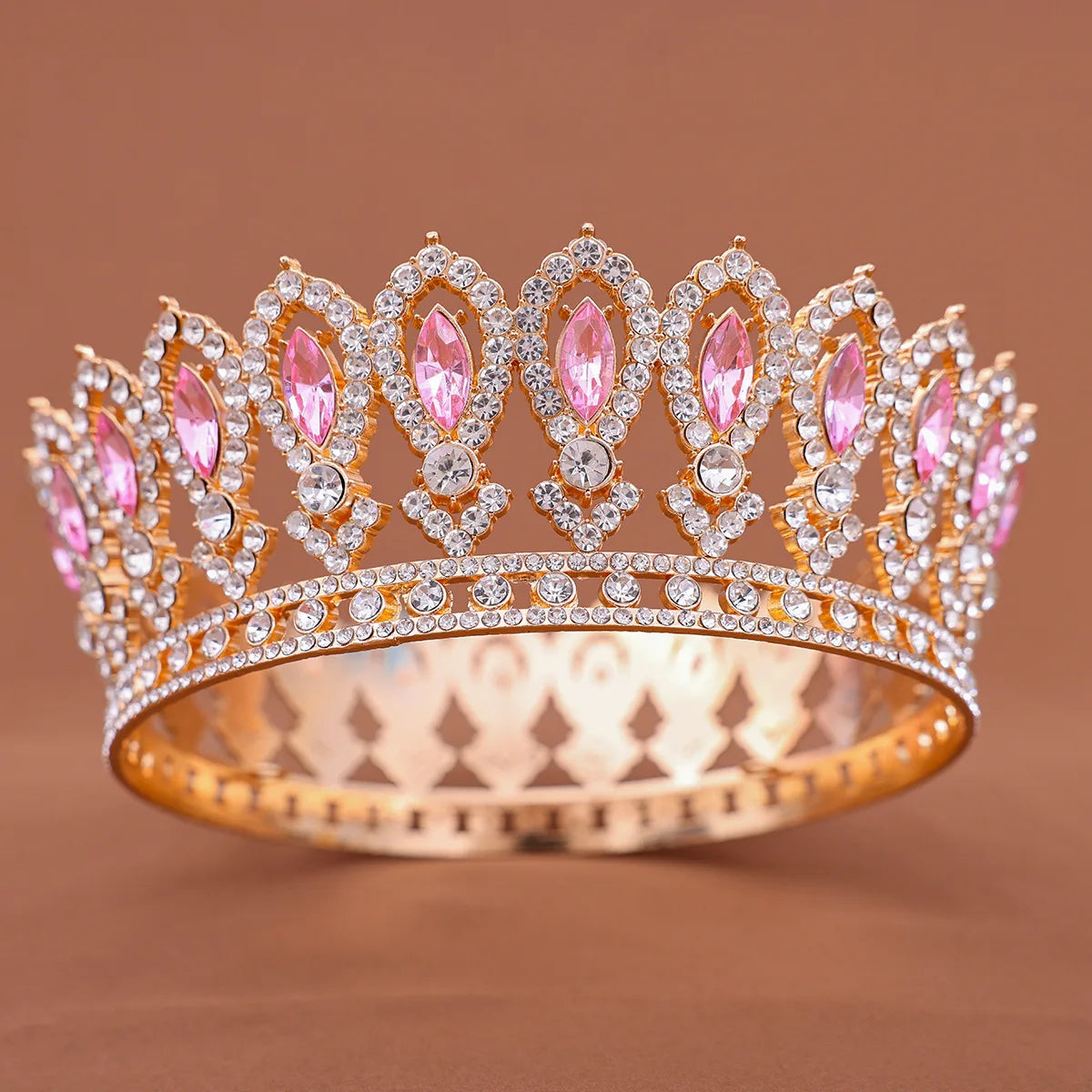 Women's Zinc Alloy Plant Pattern Tiaras Bridal Classic Crown