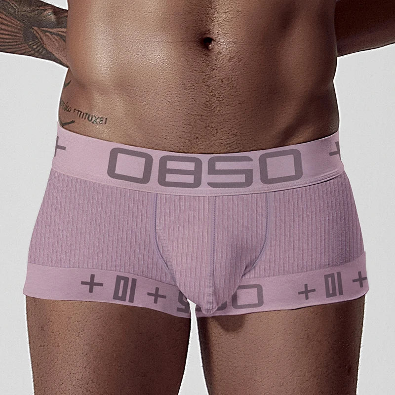 Men's 1 Pc Cotton Letter Pattern Trendy Underwear Boxer Shorts