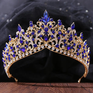 Women's Zinc Alloy Water Drop Pattern Tiaras Bridal Classic Crown