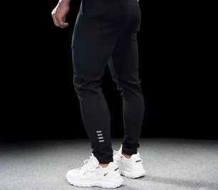 Men's Polyester Drawstring Closure Running Sportswear Trousers