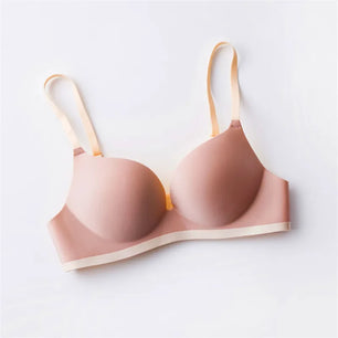 Women's Polyester Non-Convertible Straps Back Closure Push Up Bra