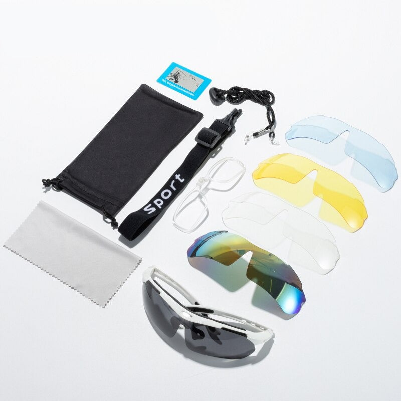 Men's Polycarbonate Frame Polaroid Lens Rectangle Sunglasses