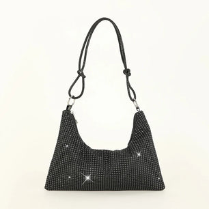 Women's PU Hasp Closure Sequined Pattern Evening Shoulder Bag