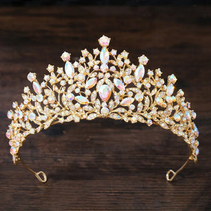 Women's Crystal Zinc Alloy Geometric Pattern Bridal Wedding Crown