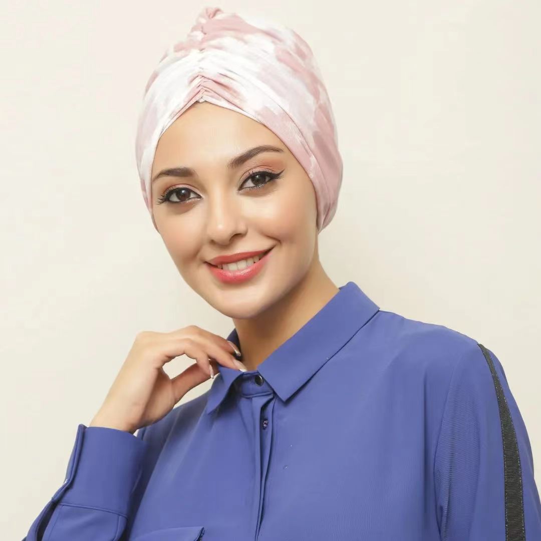 Women's Arabian Acetate Quick-Dry Head Wrap Casual Turban Hijabs