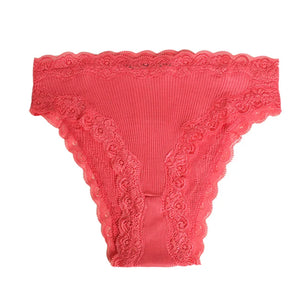 Women's 1 Pcs Silk High Elastic Waist Closure Breathable Panties