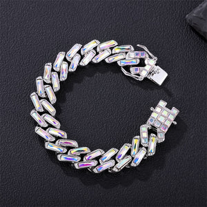 Men's  Zinc Alloy Pave Setting Toggle-Clasps Geometric Bracelet