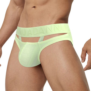 Men's Cotton Elastic Waist Closure Quick-Dry Underpants Brief