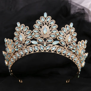 Women's Zinc Alloy Water Drop Pattern Tiaras Bridal Classic Crown