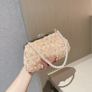 Women's Polyester Hasp Closure Floral Pattern Luxury Handbag