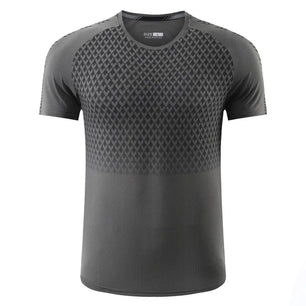 Men's Polyester Short Sleeve Pullover Closure Sportswear T-Shirt