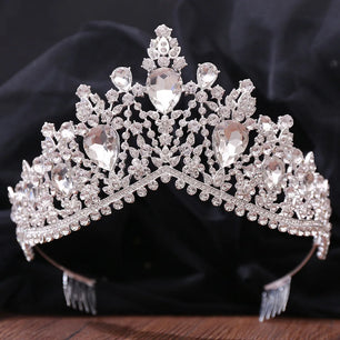 Women's Zinc Alloy Plant Pattern Tiaras Bridal Classic Crown