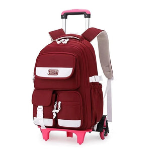 Kid's Girl Polyester Zipper Closure Mixed Colors School Backpack