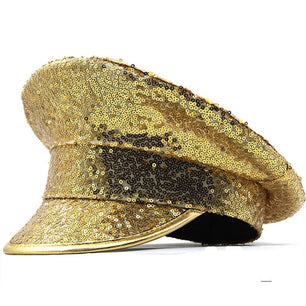 Women's Cotton Rhinestone Pattern Formal Wear Luxury Hats