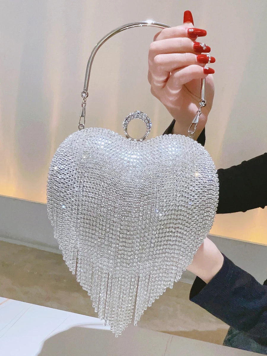 Women's Plastic Sequined Pattern Classic Luxury Wedding Clutch