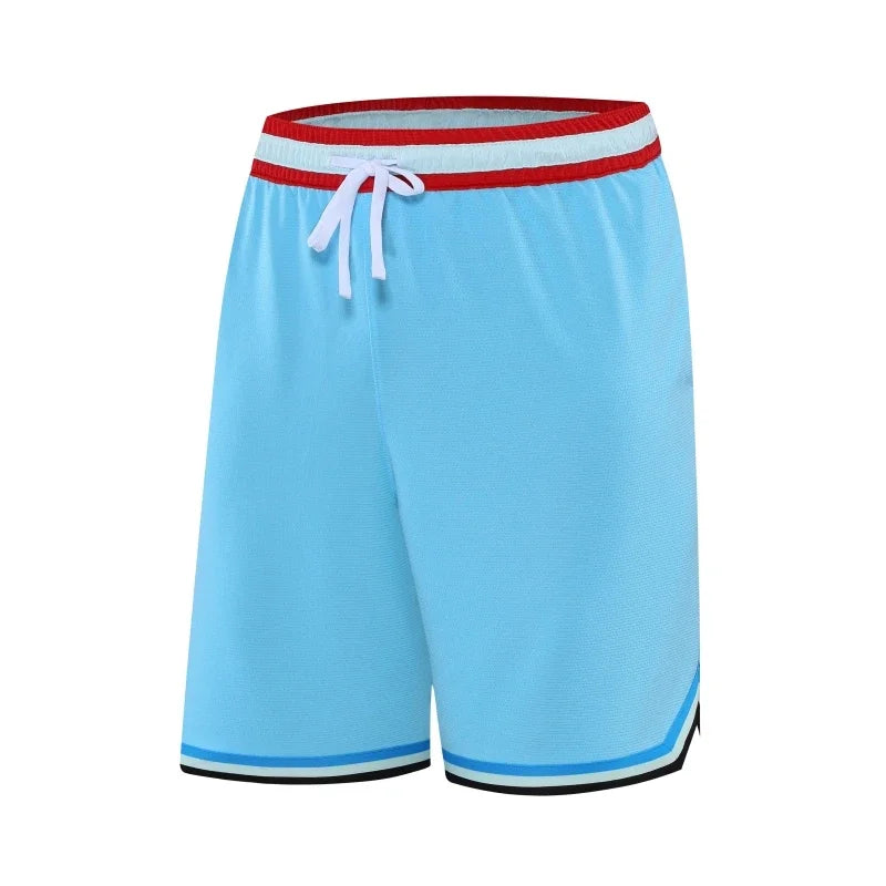 Men's Polyester Solid Pattern Breathable Fitness Sports Short