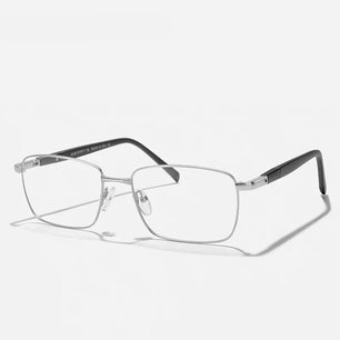 Men's Titanium Alloy Frame Square Shaped Prescription Glasses