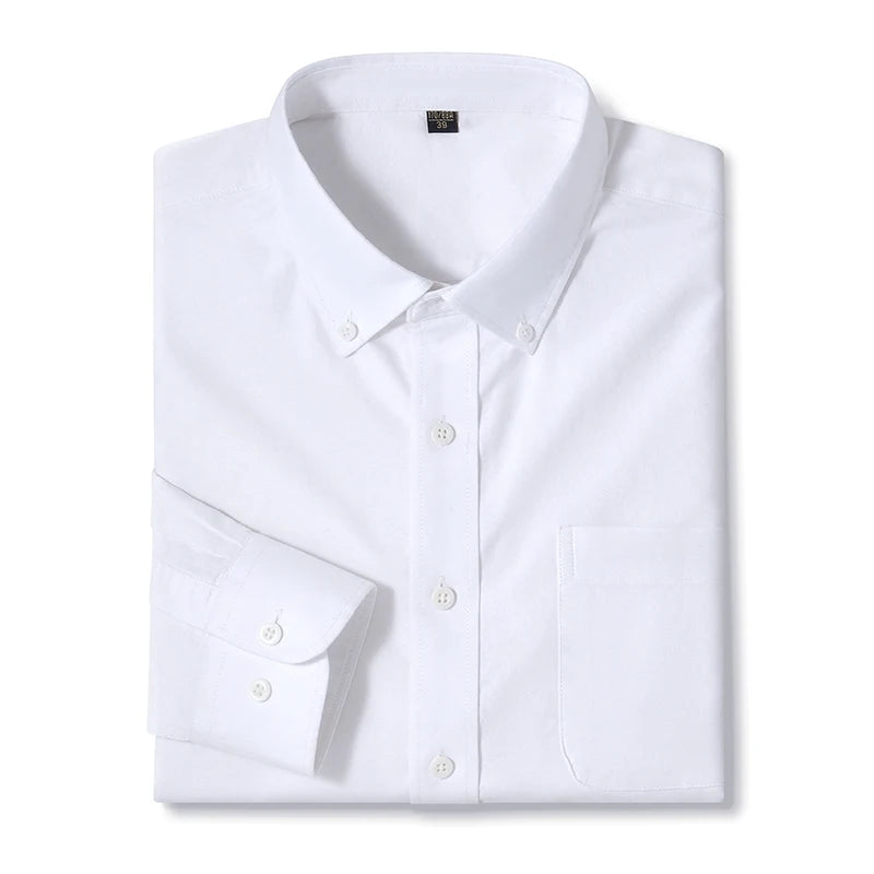 Men's Cotton Turn-Down Collar Full Sleeves Single Breasted Shirt